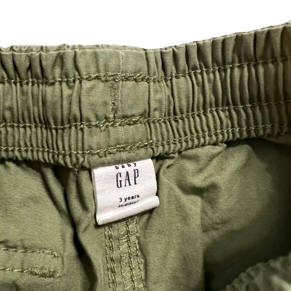 Baby Gap 3Y Olive Green Pull-On Shorts - Picture 4 of 4